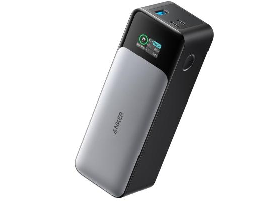 Anker 737 Power Bank, 24,000mAh 3-Port Laptop Portable Charger with 140W Fast Charging, Smart Display, for Outdoor Work, Compatible with iPhone 16/15/14 Series, Vision Pro, Samsung, MacBook 